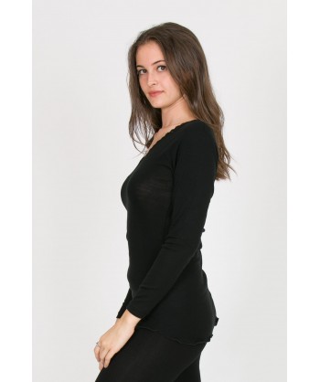 maglia maniche lunghe in lana