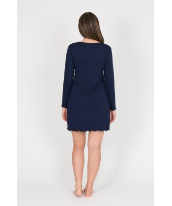 camicia da notte maniche lunghe in viscosa
