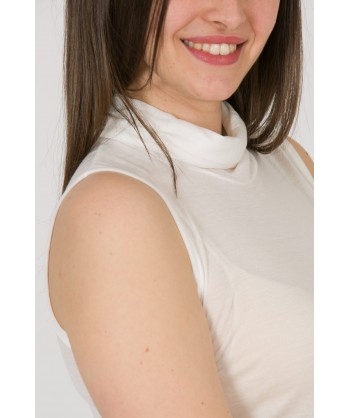 smanicato in modal leggero bianco